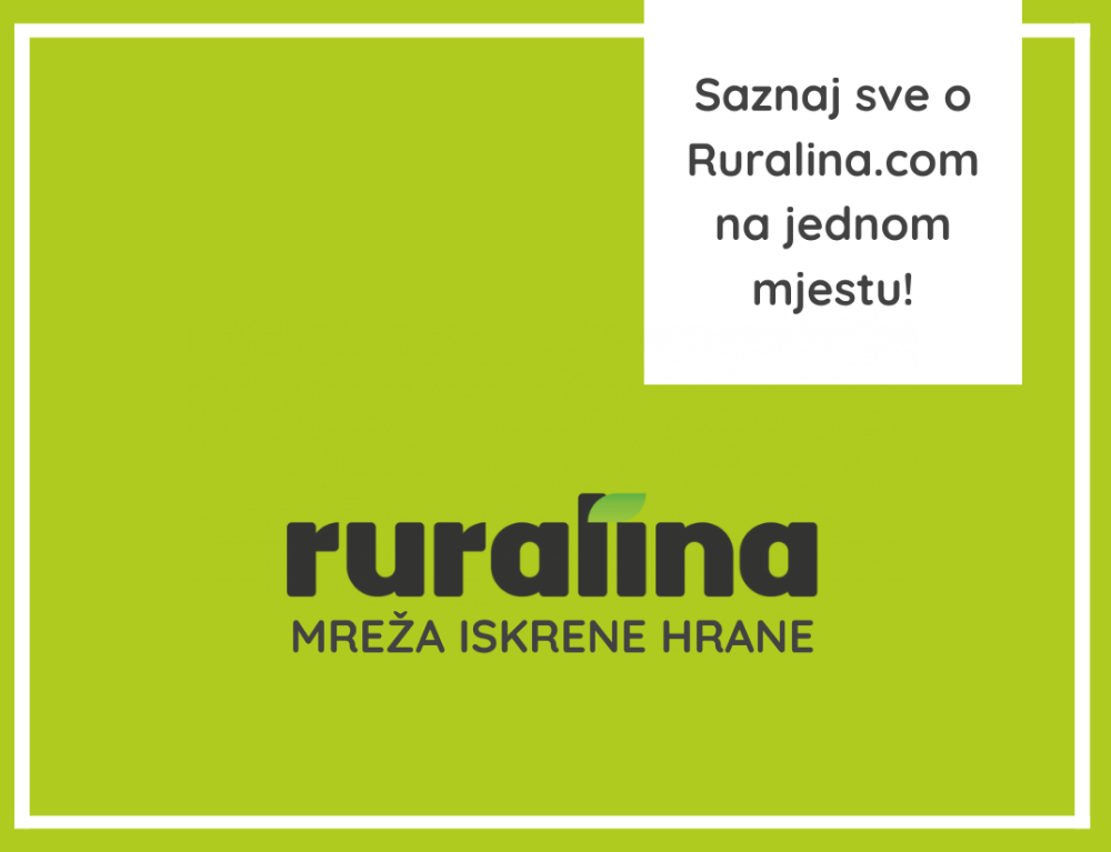 Dobrodošli na Ruralina.com - mrežu iskrene hrane! Dobrodošli na Ruralina.com - mrežu iskrene hrane!